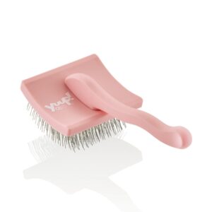 Yuup!® Pinkbrush Professionelle Hunde- und Katzenzupfbürste