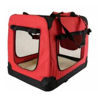 Topmast® Nylon Hundetransportbox - Rot