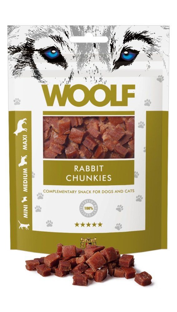 WOOLF® Kaninchen-Würfel - 100 g