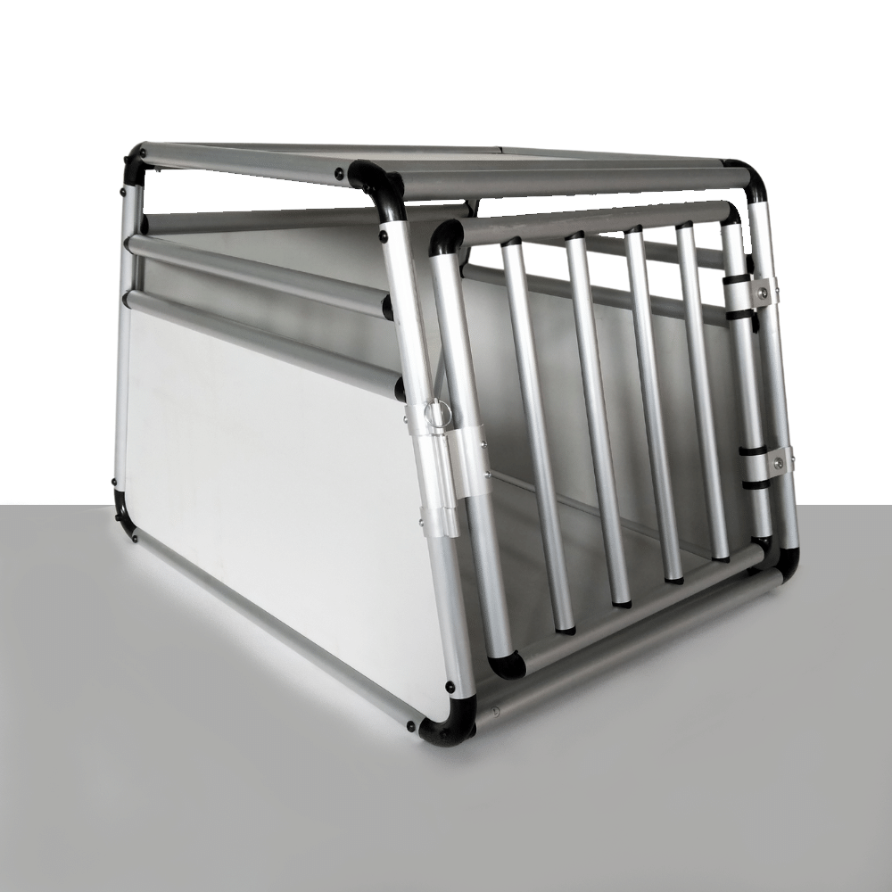 Topmast Autokäfig Hundetransportbox aus Aluminium & MDF – Sicheres Reisen für Ihren Hund