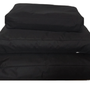 Topmast® Comfortbag Hundekissen – Wasserdichtes Canvas, Schwarz