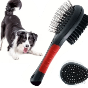 Zweiseitige Fellbürste für Hunde & Katzen - Oval
